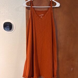 Universal Thread Rust Orange Swing Dress